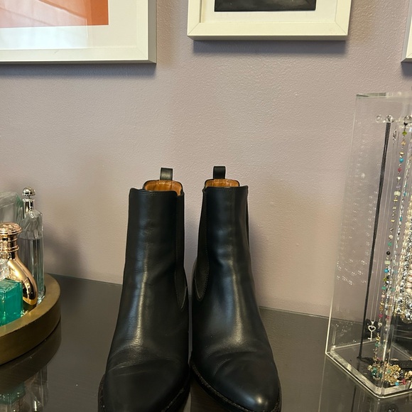 Coach Black and Tan Leather Boots - Picture 6 of 7